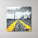 Pesquisar por sem fio impressão de canvas Preto e branco