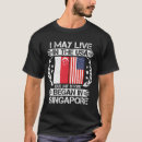 Pesquisar por singapura camisetas Bandeira do país