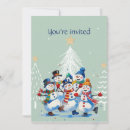 Pesquisar por homem da neve convites Aquarela