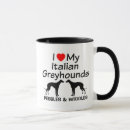Pesquisar por galgo italiano canecas Silhueta