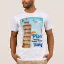 Pesquisar por torre inclinada de pisa italia camisetas Viagem