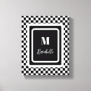 Pesquisar por geométrico preto e branco impressão de canvas Elegante