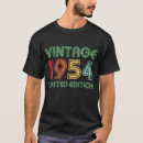 Pesquisar por vintage 1954 camisetas Aniversário