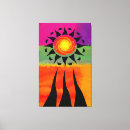 Pesquisar por raios do sol impressão de canvas Brilhante