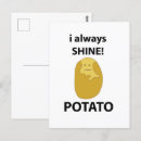 Pesquisar por batata cartoes postais Engraçado