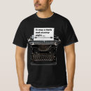 Pesquisar por máquina de escrever antiga camisetas Escritor