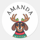Pesquisar por dachshund natal adesivos Rena