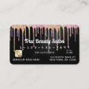 Pesquisar por metallic cartao de visita Salão de beleza