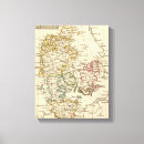Pesquisar por colorir impressão de canvas Mapa