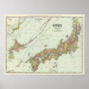 Pesquisar por mapa japão pôsteres pósteres Ilhas