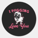Pesquisar por pug engraçado adesivos Animal