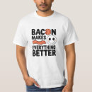Pesquisar por design do bacon camisetas Comida
