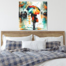 Pesquisar por guarda chuva impressão de canvas Cidade