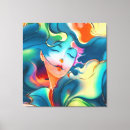 Pesquisar por surreal impressão de canvas Mulher