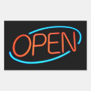 Pesquisar por nós aberto adesivos Negócio