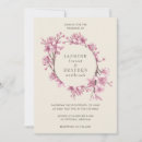 Pesquisar por cor de rosa da flor casamento convites Aquarela