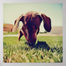 Pesquisar por autocolantes artes pósteres Dinnerware dachshund