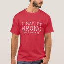 Pesquisar por sempre direito camisetas Eu posso ser errado