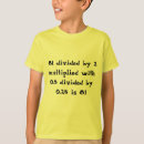 Pesquisar por cálculos camisetas Para crianças