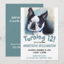 Pesquisar por boston terrier convites Aquarela