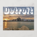 Pesquisar por skyline detroit cartoes postais Micmichigan