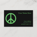 Pesquisar por símbolo paz de cartao de visita Verde