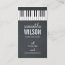 Pesquisar por do piano cartao de visita Moderno