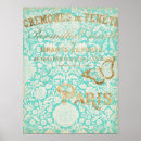 Pesquisar por borboleta vintage pôsteres pósteres Teal