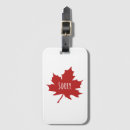 Pesquisar por bandeira canadense bagagem tags Vermelho
