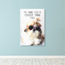 Pesquisar por shih tzu impressão de canvas Fofofo