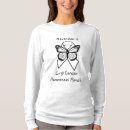 Pesquisar por consciência do câncer pulmonar camisetas Borboleta