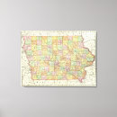 Pesquisar por margens impressão de canvas Mapa