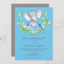 Pesquisar por menino elefante convites Chá por correio