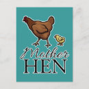 Pesquisar por galinha e pintinhos cartoes postais Para ela