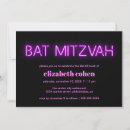 Pesquisar por neon pink convites Bat mitzvah