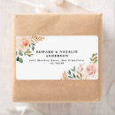 Pesquisar por floral etiquetas Rótulo de endereço floral