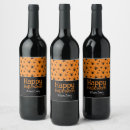 Pesquisar por laranja e preto vinho etiquetas Halloween