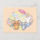 Pesquisar por unicórnio kawaii cartoes postais Desenho animado