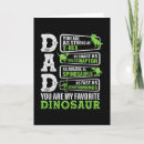 Pesquisar por dinossauro engraçado cartoes Dia dos pais