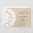 Pesquisar por doily convites Burlap
