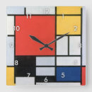 Pesquisar por mondrian relogios de parede Composição