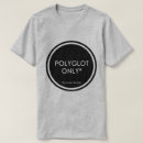 Pesquisar por poliglotas camisetas Língua