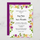 Pesquisar por verde roxo casamento convites Moderno