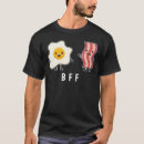 Pesquisar por bacon e ovos camisetas Melhores amigos