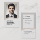 Pesquisar por emprego padrao cartao de visita Para ele