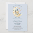 Pesquisar por blue teddy bear convites Chá de fraldas