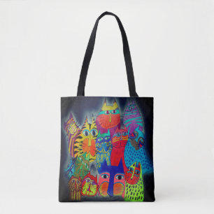 0139 Gatos Modernos - Saco de Tote