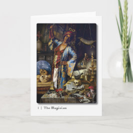 01 Cartão de saudação de Mágico Tarot