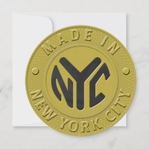 01de12 Convite de festas de Nova York