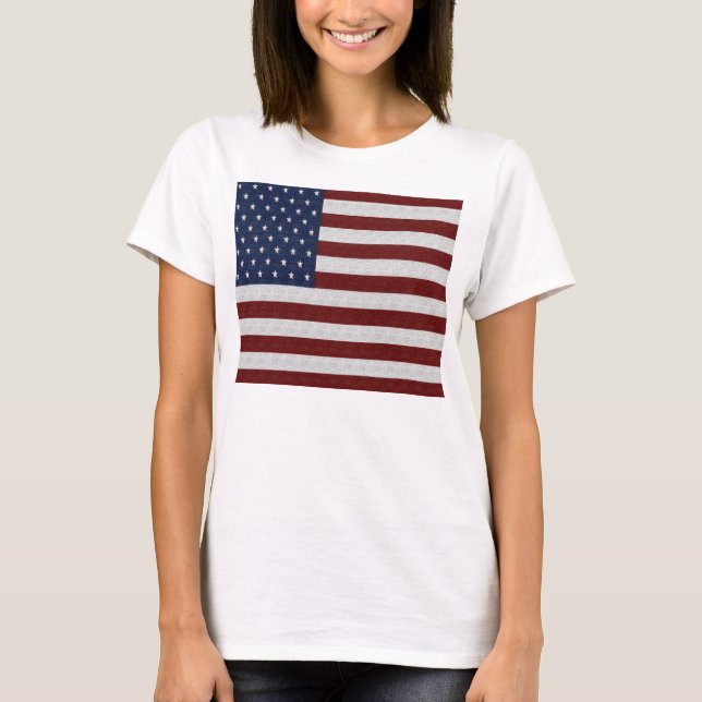 03 - T-shirt da bandeira americana (Frente)